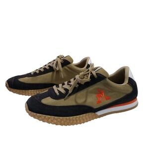 Le Coq Sportif Veloce I Sneakers Men's 11.5 Brown Beige Colorway Gum Sole Preppy